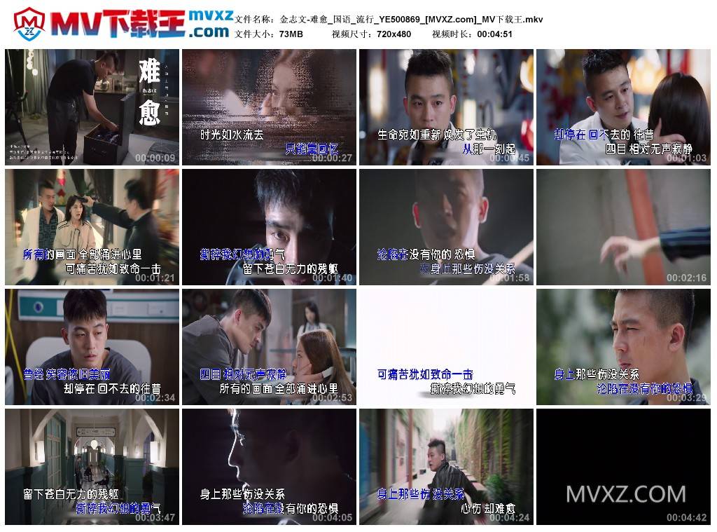 金志文-难愈_国语_流行_YE500869